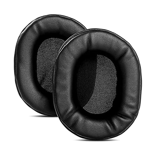 TaiZiChangQin Ear Pads Ear Cushions Replacement Earpads Compatible with Telex Echelon 25xt Stratus 30xt 50d Pilot Headphone Protein Leather Black