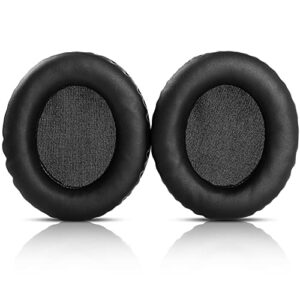 TaiZiChangQin Pro4AA Ear Pads Cushions Replacement Earpads Compatible with Koss Pro-4AA Pro4AA Pro 4AA Headphone Protein Leather Black