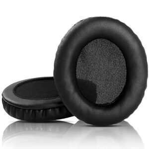 TaiZiChangQin Pro4AA Ear Pads Cushions Replacement Earpads Compatible with Koss Pro-4AA Pro4AA Pro 4AA Headphone Protein Leather Black