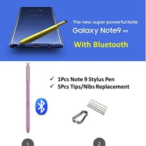 F-TECH Note 9 Stylus Pen (WithBluetooth) Replacement for Samsung Galaxy Note 9 N960 All Versions Stylus Touch S Pen with Tips/Nibs (Purple)