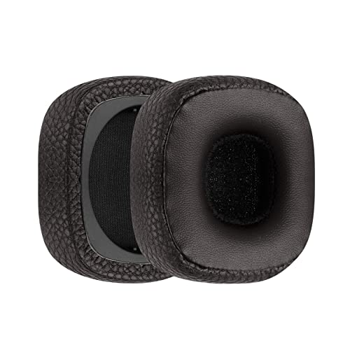 Geekria QuickFit Replacement Ear Pads for Marshall Major III Wired, Major III Bluetooth Wireless, MID ANC Headphones Ear Cushions, Headset Earpads, Ear Cups Cover Repair Parts (Brown)