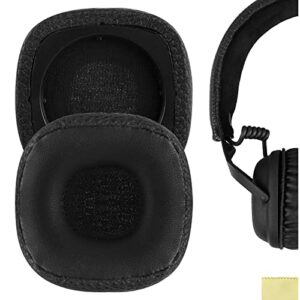 geekria quickfit replacement ear pads for marshall major iii wired, major iii bluetooth wireless, mid anc headphones ear cushions, headset earpads, ear cups cover repair parts (black)