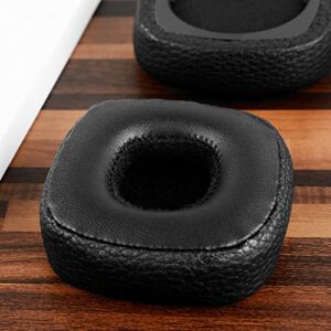 Geekria QuickFit Replacement Ear Pads for Marshall Major III Wired, Major III Bluetooth Wireless, MID ANC Headphones Ear Cushions, Headset Earpads, Ear Cups Cover Repair Parts (Black)
