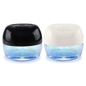 ap airpleasure 2-pack water-based purifier air washer, air revitalizer & fresh aire freshener, air fresher with 7 led color changing mood light for rooms