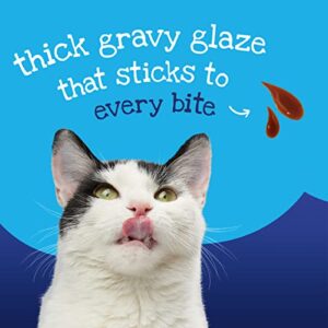 Friskies Purina Gravy Wet Cat Food, Glaz’d & Infuz’d with Gravy Glaz’d Tuna - (12) 3.5 oz. Trays