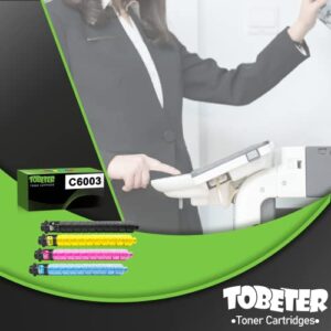 ToBeter Compatible Toner Cartridge Set Replacement for Ricoh MP C6003 841849 841852 841851 841850 Use for Ricoh Aficio MPC4503 C4504 C5503 C5504 C6003 C6004 Series Printer (4-Pack)