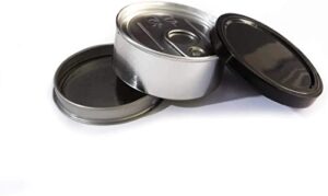 20 Sets Label stickers for 3.5g Tin Cans with Lid Press-In Self-seal Can Food Containers (3.5g tin cans only)