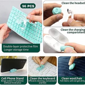 96PCS Cleaner Kit Compatible with Airpods 1,2,3 and Pro, Earbud Cleaning Putty Remove Ear Wax, for Charging Case/Bluetooth Headphones/Phone/Earbuds/Camera/Keyboard&Hearing Aids