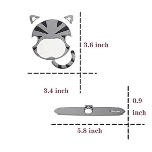 WLONG Cute Car Door Protector Sticker, Side Handle Cat Scratch Protector Auto Cover Guard with Self-Adhesive Film Automotive Exterior for Women Accessories Pack of 8P (Pet-cat)