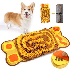 toozey snuffle mat for dogs, interactive snuffle mat for small and medium dogs, dog food mat for puppy sniff training, durable dog feeding mat enrichment toys