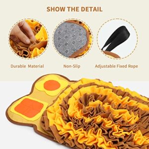 Toozey Snuffle Mat for Dogs, Interactive Snuffle Mat for Small and Medium Dogs, Dog Food Mat for Puppy Sniff Training, Durable Dog Feeding Mat Enrichment Toys
