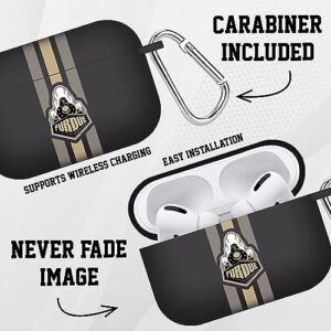 AFFINITY BANDS Purdue Boilermakers HD Case Cover Compatible with Apple Airpods Pro - Stripes