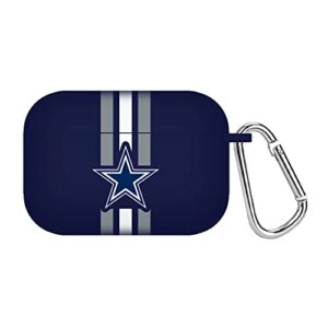 game time dallas cowboys hd case cover compatible with apple airpods pro (stripes)