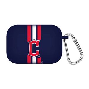 game time cleveland guardians hd case cover compatible with apple airpods pro (stripes)