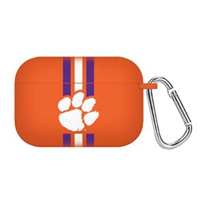 affinity bands clemson tigers hd case cover compatible with apple airpods pro - stripes