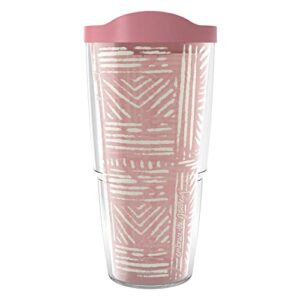 tervis embrace the journey made in usa double walled insulated tumbler travel cup keeps drinks cold & hot, 24oz, classic