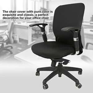 Tgoon Computer Chair Cover, Fabric Chair Washable Office Chair Cover High Resilience Comfortable for Computer Chairs.(Black)