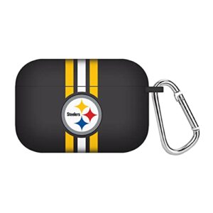 game time pittsburgh steelers hd case cover compatible with apple airpods pro (stripes)