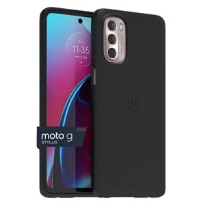 motorola moto g stylus (2022) protective case- precision fit, stylish shock absorbing phone cases - black [not for 2022 g stylus 5g version]