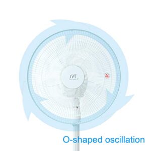 SPT SF-16S88B: 16″ O-shaped Oscillating Standing Fan