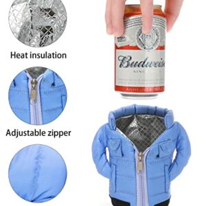 Beverage Jacket Can Cover Drink Insulated Coolers For 12oz 2Pcs Fun Gifts for Family and Fiends