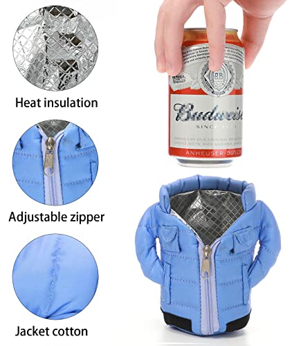 Beverage Jacket Can Cover Drink Insulated Coolers For 12oz 2Pcs Fun Gifts for Family and Fiends