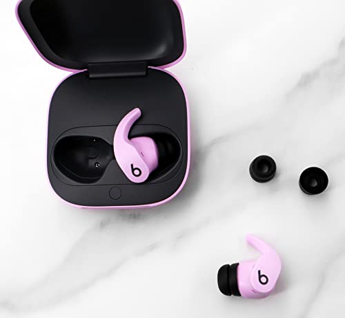 6 Pairs Double Flange Compatible with Beats Fit Pro Ear Tips Buds, S/M/L 3 Size Replacement Noise Reduce Silicone Wing Eartips Earbuds Earplug Fit in Case for Beat Fit Pro - Black
