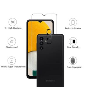 Ailun Glass Screen Protector for Galaxy A13 5G 3 Pack + 3 Pack Camera Lens Tempered Glass Fingerprint Unlock Compatible 0.33mm Ultra Clear Case Friendly