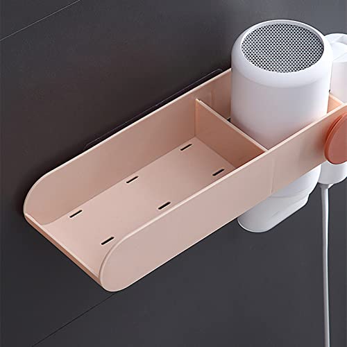 Wall Mounted Hair Dryer Bracket, Bathroom Cosmetics Shelf, Storage Rack, Hair Dryer Shelf Without Punching