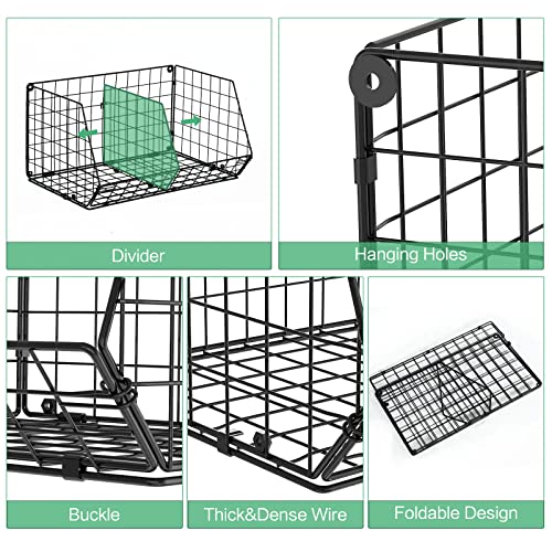 Jautokerdar 3 Tier Closet Hanging Shelves with Divider, Extra Large Closet Organizers and Storage, Clothes Hanging Organizer Clothing Sweaters Shoes Handbags Clutches Accessories