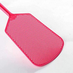 Fly Swatter,5 Pack Plastic Heavy Duty Manual Fly Killer, Long Handle Flyswatter, Large Bug Swatters That Work for Indoor and Outdoor