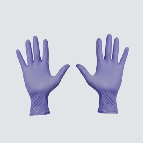100% Nitrile Chemo-rated Medical Grade Gloves - 510(k), Box of 100, Latex and Powder Free, Disposable,4 mil (Medium)