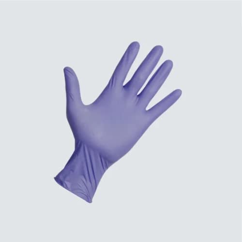100% Nitrile Chemo-rated Medical Grade Gloves - 510(k), Box of 100, Latex and Powder Free, Disposable,4 mil (Medium)