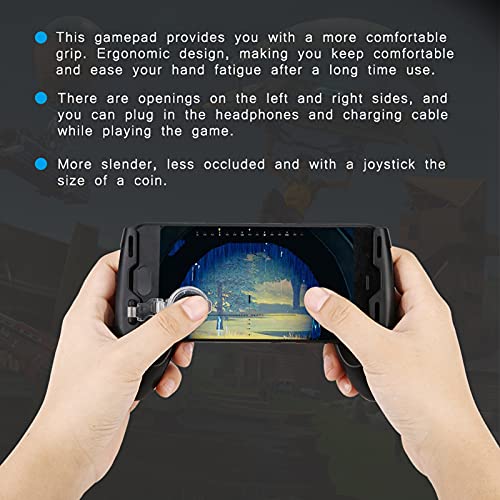 Mobile Gamepad, 3 in 1 Back Bracket Design Phone Joystick for Home Suitable for All 4.5-6.5 Inch Touch-Screen Smartphones for Gaming