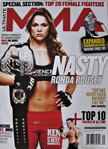 September/October 2013 MMA Magazine Rhonda Rousey