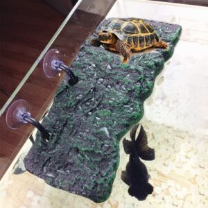 minidiva turtle basking platform resting terrace aquarium ornament