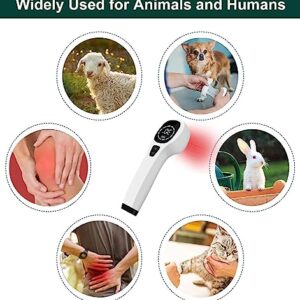 iKeener Handheld Red Light Therapy for Dogs,Portable LLLT Vet Device for Dogs and Pets, 650nm & 808nm Infrared Therapy for Pain Relief,Itching Skin & Wound Care in Dogs, Cats, Horses