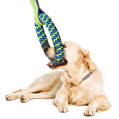 Dog Toys for Aggressive Chewers, Tug of War Dog Toy, Dog Teeth Cleaning Toy, Dog Rope Toys for Medium and Large Dogs