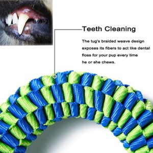 Dog Toys for Aggressive Chewers, Tug of War Dog Toy, Dog Teeth Cleaning Toy, Dog Rope Toys for Medium and Large Dogs