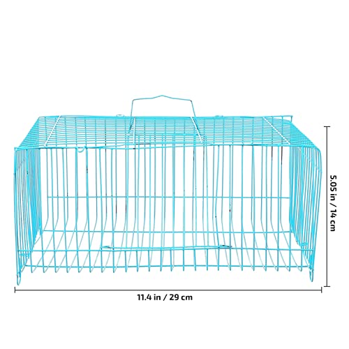 Small Dog Crate, Metal Pet Cage Dog Cage Dog Kennel Rabbit Cage Poultry Cage Rabbit Habitat Cage Small Animal Critter Cage for Cat Chicken Guinea Pig, Random Color