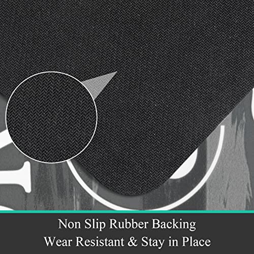 Pauwer Laundry Room Rug Runner 20"x59"Non Slip Waterproof Washing Machine Room Farmhouse Laundry Rugs and Mats for Washroom, Bathroom, Kitchen Decor (20"x59", Dark Grey)