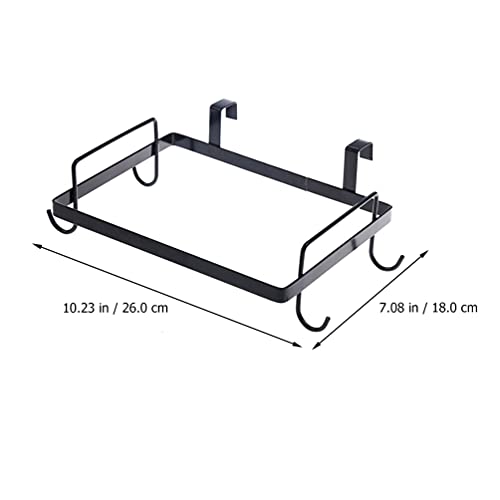 IMIKEYA 2pcs Portable Trash Bag Holder Hanging Kitchen Cupboard Door Back Style Stand Trash Garbage Bags Storage Rack for Kitchen Cabinets Doors and Cupboards