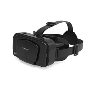 tootwo vr headset, universal gaming virtual reality goggles adjustable 4.7-7.2 inch screen compatible with iphone, samsung and android phone (vr)