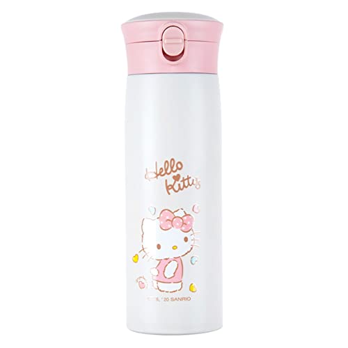 Everyday Delights Sanrio Hello Kitty Stainless Steel Insulated Water Bottle White 450ml