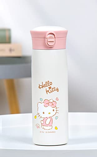 Everyday Delights Sanrio Hello Kitty Stainless Steel Insulated Water Bottle White 450ml