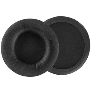 mdr-v55 earpads replacement ear pads cushions cover repair parts compatible with sony mdr-v55 v500dj, somic e95, mdr-7502 mdr-v500 headphones (black/leather)