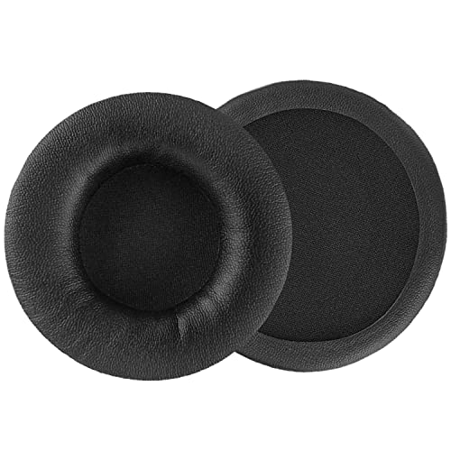 MDR-V55 Earpads Replacement Ear Pads Cushions Cover Repair Parts Compatible with Sony MDR-V55 V500DJ, Somic E95, MDR-7502 MDR-V500 Headphones (Black/Leather)