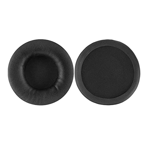 MDR-V55 Earpads Replacement Ear Pads Cushions Cover Repair Parts Compatible with Sony MDR-V55 V500DJ, Somic E95, MDR-7502 MDR-V500 Headphones (Black/Leather)