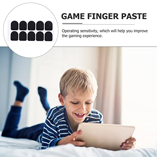 Hemobllo 50pcs Game Finger Stickers Sensitive Touch Screen Sticker bood Tape Mobile Game Controller Finger Covers Grip Tape Carbon Fiber Tape Sweat-Resistant Finger Sticker Non-Slip Handle