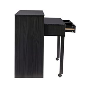 Linon Home Decor Products Black Extendable Console Linon Corinne Desk